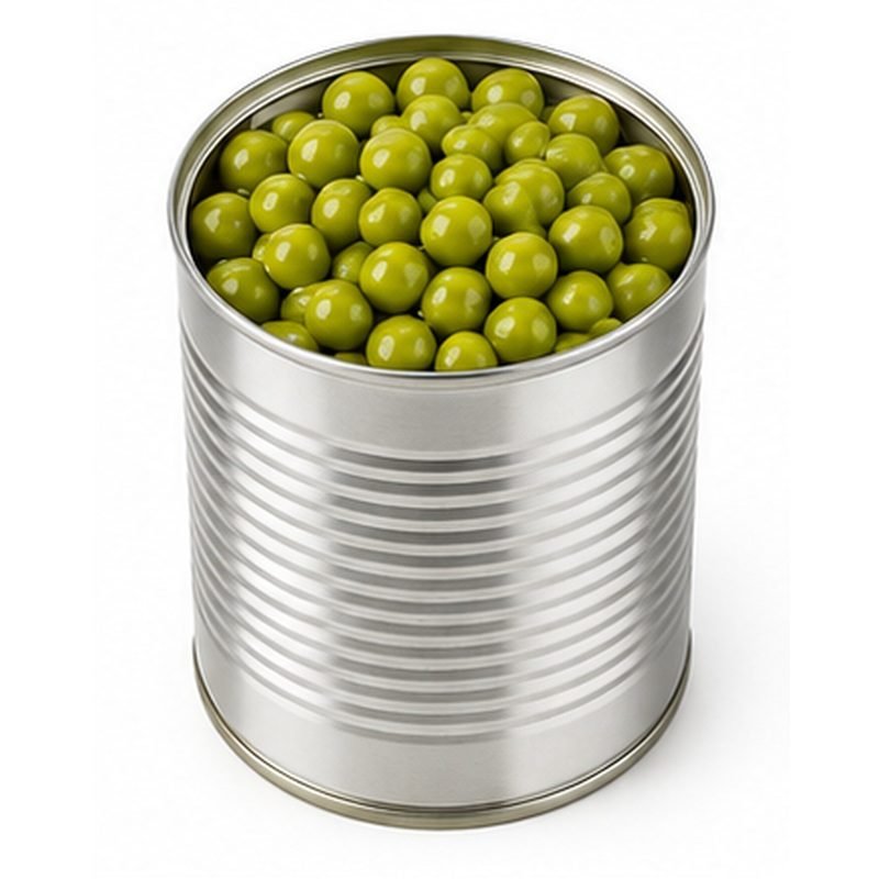 Canned Green Peas — Manufactured, Processed & Canned Products